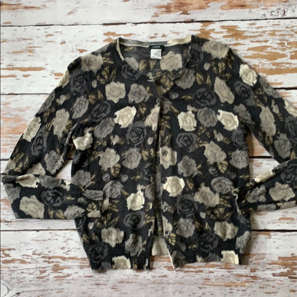 J. Crew Cardigan Size M Milano Wool